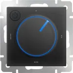 Терморегулятор электромеханический для теплого пола Werkel черный W1151108 от ImperiumLoft