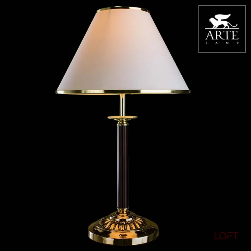 Настольная лампа декоративная Arte Lamp Catrin A3545LT-1GO Цвет арматуры золото Цвет плафонов золото от ImperiumLoft