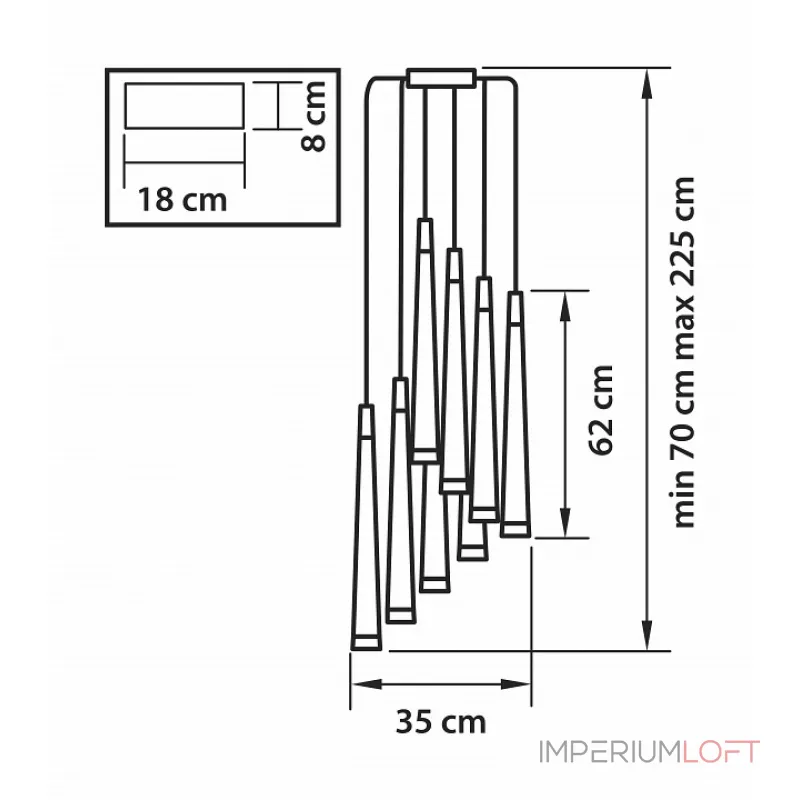 Подвесной светильник Lightstar Punto 807083 Подвесной светильник Lightstar Punto 807083
