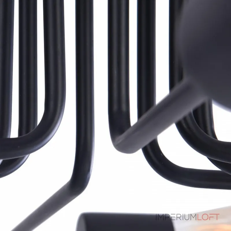 Люстра на штанге Maytoni Gilbert T532CL-08B Цвет арматуры черный от ImperiumLoft