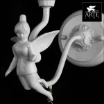 Бра Arte Lamp Angelina A5349AP-1WH Цвет арматуры белый Цвет плафонов прозрачный от ImperiumLoft