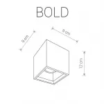 Накладной светильник Nowodvorski Bold 9388 Цвет плафонов серый от ImperiumLoft