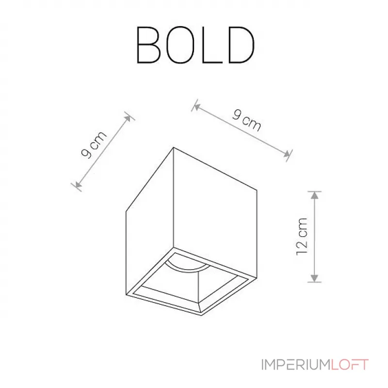 Накладной светильник Nowodvorski Bold 9388 Цвет плафонов серый от ImperiumLoft