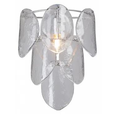 Накладной светильник Vitaluce V5314 V5314-9/1A Цвет арматуры хром Цвет плафонов прозрачный Накладной светильник Vitaluce V5314 V5314-9/1A Цвет арматуры хром Цвет плафонов прозрачный