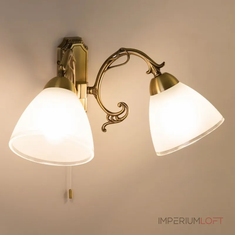 Бра Citilux Латур CL413421 Цвет арматуры бронза Цвет плафонов белый от ImperiumLoft Бра Citilux Латур CL413421 Цвет арматуры бронза Цвет плафонов белый от ImperiumLoft