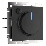 Терморегулятор электромеханический для теплого пола Werkel черный W1151108 от ImperiumLoft