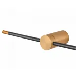 Бра Vele Luce Laser VL7182W21 Цвет арматуры золото Цвет плафонов черный от ImperiumLoft