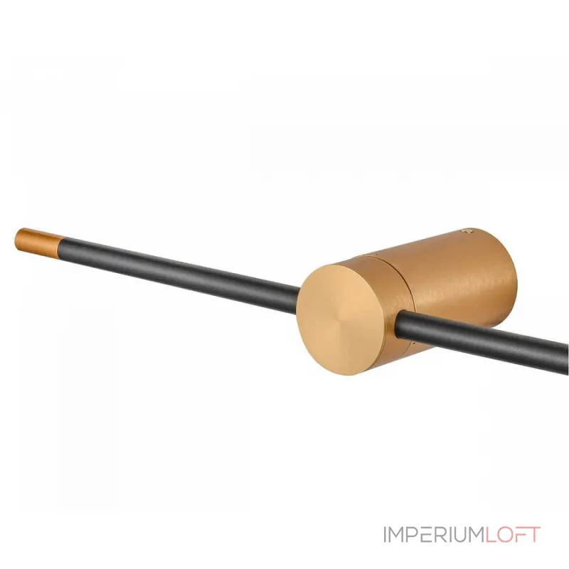 Бра Vele Luce Laser VL7182W21 Цвет арматуры золото Цвет плафонов черный от ImperiumLoft