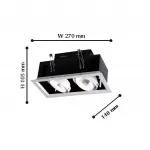 Встраиваемый светильник Favourite Flashled 1985-2C от ImperiumLoft
