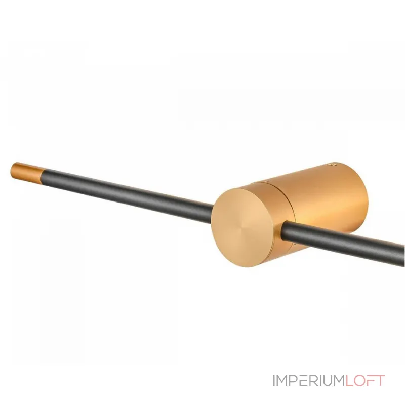 Бра Vele Luce Laser VL7182W21 Цвет арматуры золото Цвет плафонов черный от ImperiumLoft
