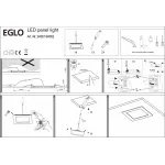 Встраиваемый светильник Eglo ПРОМО Fueva 1 94061 Цвет арматуры белый от ImperiumLoft