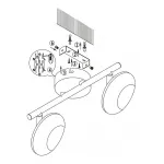 Спот Globo Gilles 56217-2 Цвет арматуры хром Цвет плафонов хром от ImperiumLoft