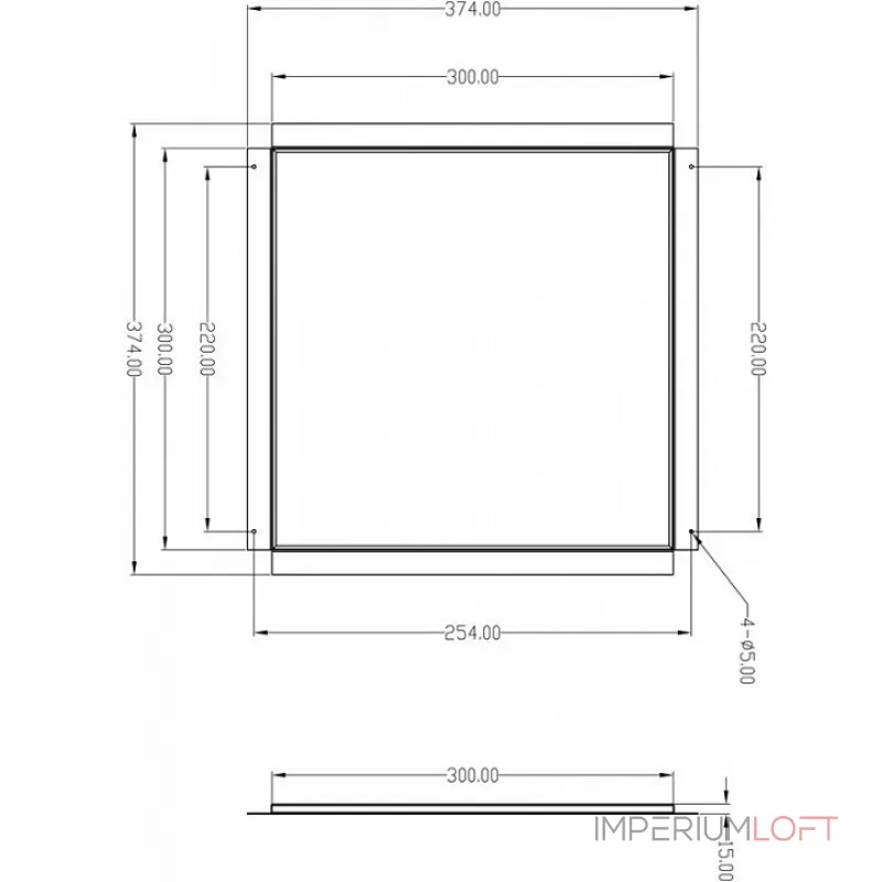 Рамка на 1 светильник Deko-Light 930230 Цвет арматуры белый от ImperiumLoft