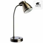 Настольная лампа офисная Arte Lamp Luned A2214LT-1AB Цвет арматуры бронза Цвет плафонов бронза от ImperiumLoft