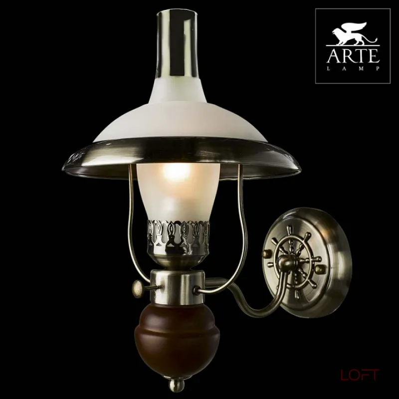 Бра Arte Lamp Capanna A4533AP-1AB Цвет арматуры бронза Цвет плафонов бронза от ImperiumLoft