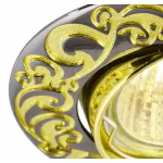 Комплект из 3 встраиваемых светильников Arte Lamp Legature A5108PL-3SG Цвет арматуры золото Цвет плафонов серебро от ImperiumLoft