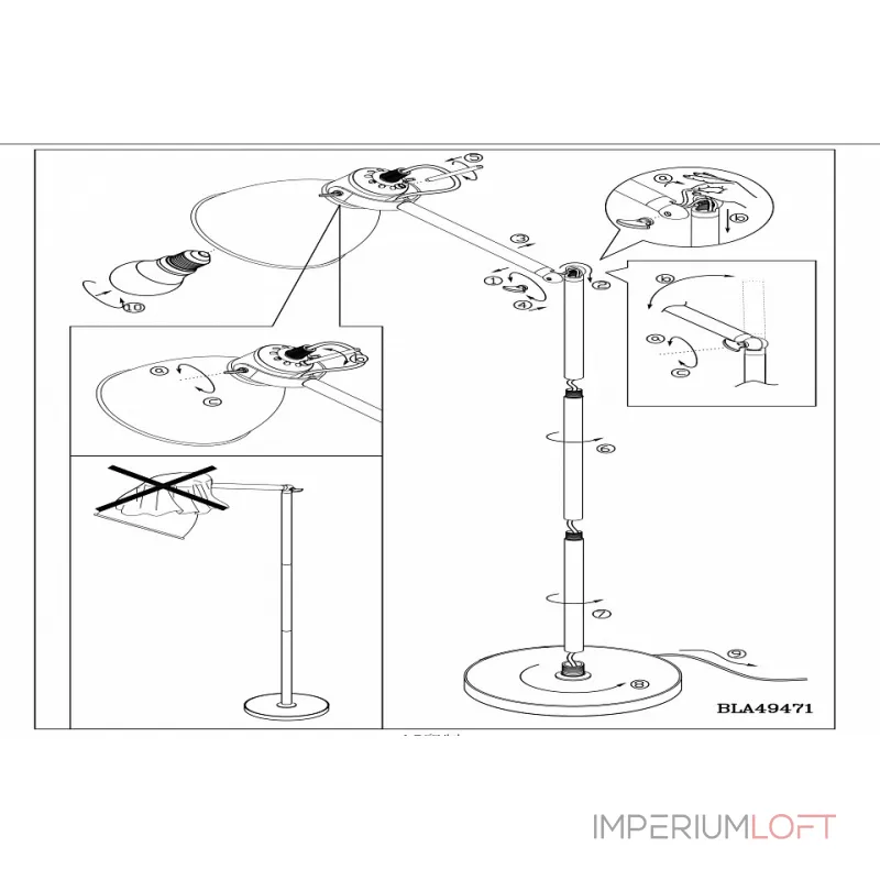 Торшер Eglo Priddy 49471 Цвет арматуры черный Цвет плафонов черный от ImperiumLoft Торшер Eglo Priddy 49471 Цвет арматуры черный Цвет плафонов черный от ImperiumLoft
