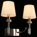 Бра Aployt Patricia APL.716.01.02 Цвет арматуры хром Цвет плафонов белый от ImperiumLoft