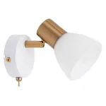 Бра Arte Lamp Falena A3117AP-1WH Цвет арматуры Белый Цвет плафонов Белый от ImperiumLoft