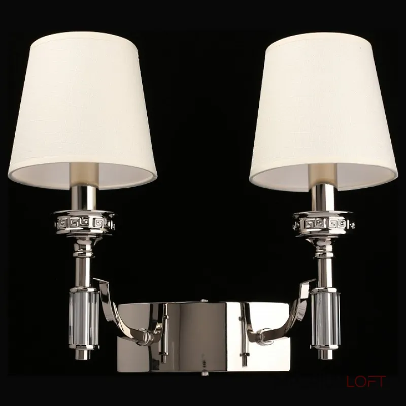 Бра Aployt Patricia APL.716.01.02 Цвет арматуры хром Цвет плафонов белый от ImperiumLoft