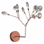 Бра ST-Luce Riccardo SL411.311.09 Цвет арматуры золото Цвет плафонов серый от ImperiumLoft