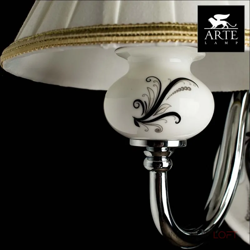 Бра Arte Lamp Veronika A2298AP-2CC Цвет арматуры хром Цвет плафонов белый от ImperiumLoft