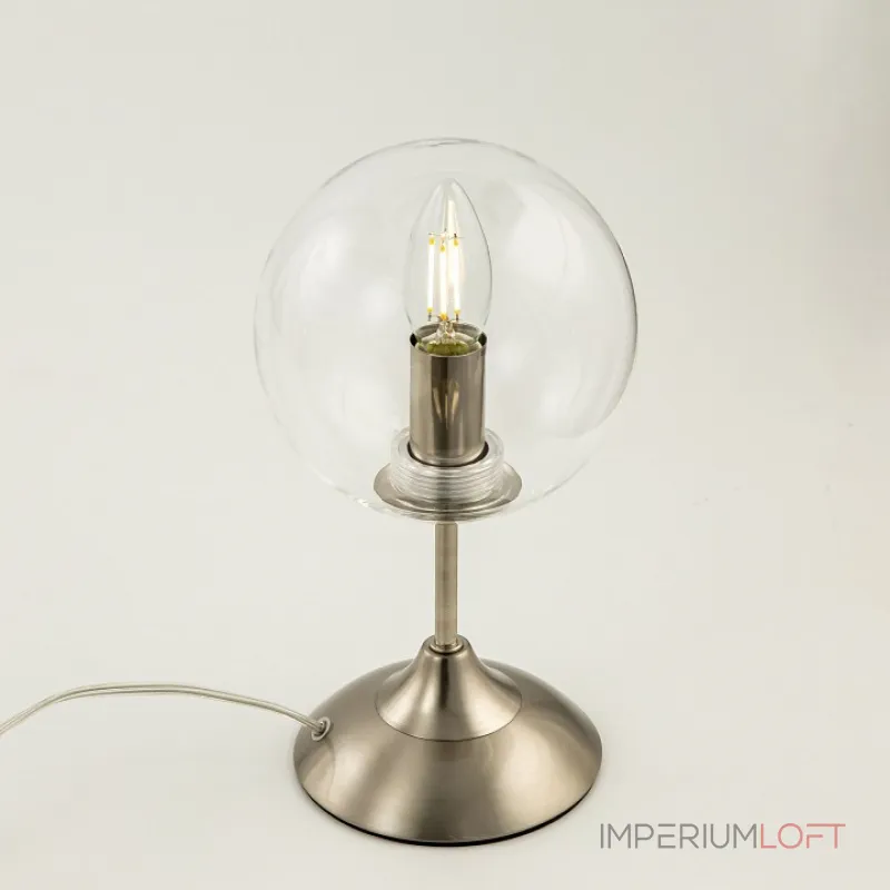 Настольная лампа декоративная Citilux Томми CL102811 Цвет арматуры хром Цвет плафонов прозрачный от ImperiumLoft