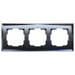 Рамка на 3 поста Werkel Diamant (черный) W0031208 от ImperiumLoft