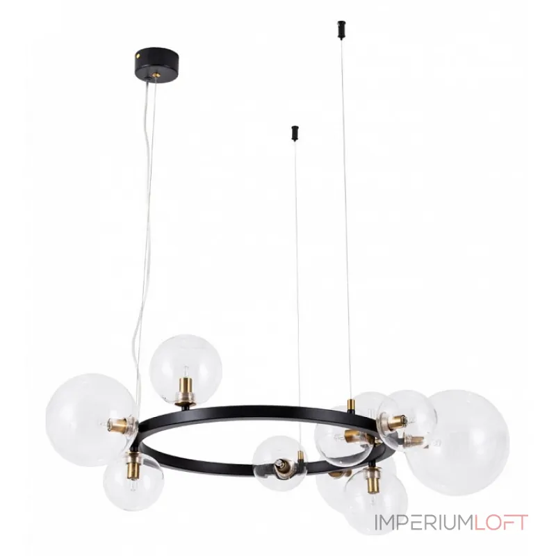 Подвесная люстра Arte Lamp Vincent A7790SP-10BK Подвесная люстра Arte Lamp Vincent A7790SP-10BK
