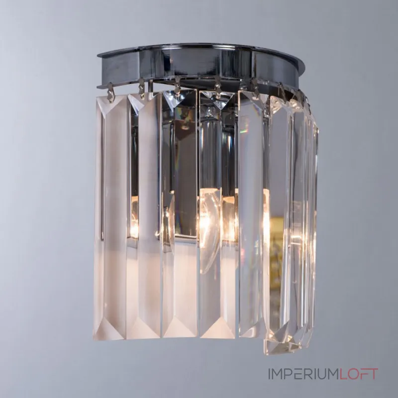 Накладной светильник Divinare Nova 3001/02 AP-1 Цвет арматуры хром Цвет плафонов прозрачный от ImperiumLoft