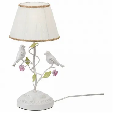 Настольная лампа декоративная Vitaluce V5196 V5196/1L Цвет арматуры золото Цвет плафонов белый