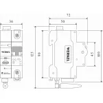 Автоматический выключатель 1P с Wi-Fi Werkel W1001P6301 от ImperiumLoft