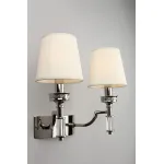 Бра Aployt Patricia APL.716.01.02 Цвет арматуры хром Цвет плафонов белый от ImperiumLoft