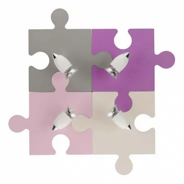 Спот Nowodvorski Puzzle 6384 Цвет арматуры разноцветный Спот Nowodvorski Puzzle 6384 Цвет арматуры разноцветный
