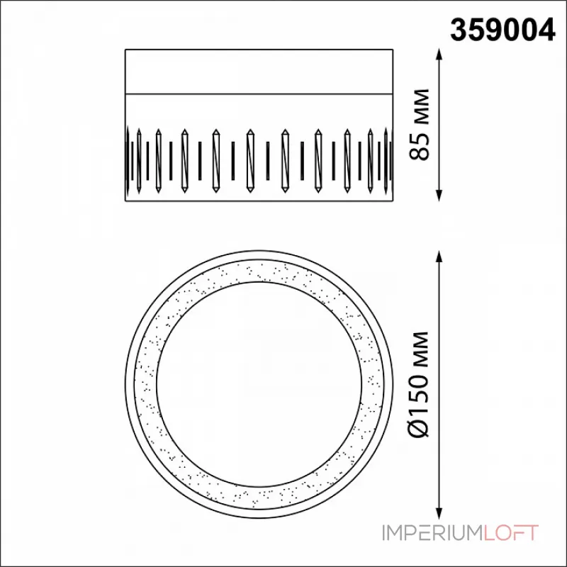 Накладной светильник Novotech Aura 359004 от ImperiumLoft