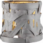 Настольная лампа декоративная TopLight Patricia TL1123-1T Цвет арматуры серый Цвет плафонов серый от ImperiumLoft