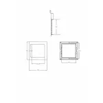 Встраиваемый светильник Donolux DL18454 DL18454/12W White SQ Dim от ImperiumLoft