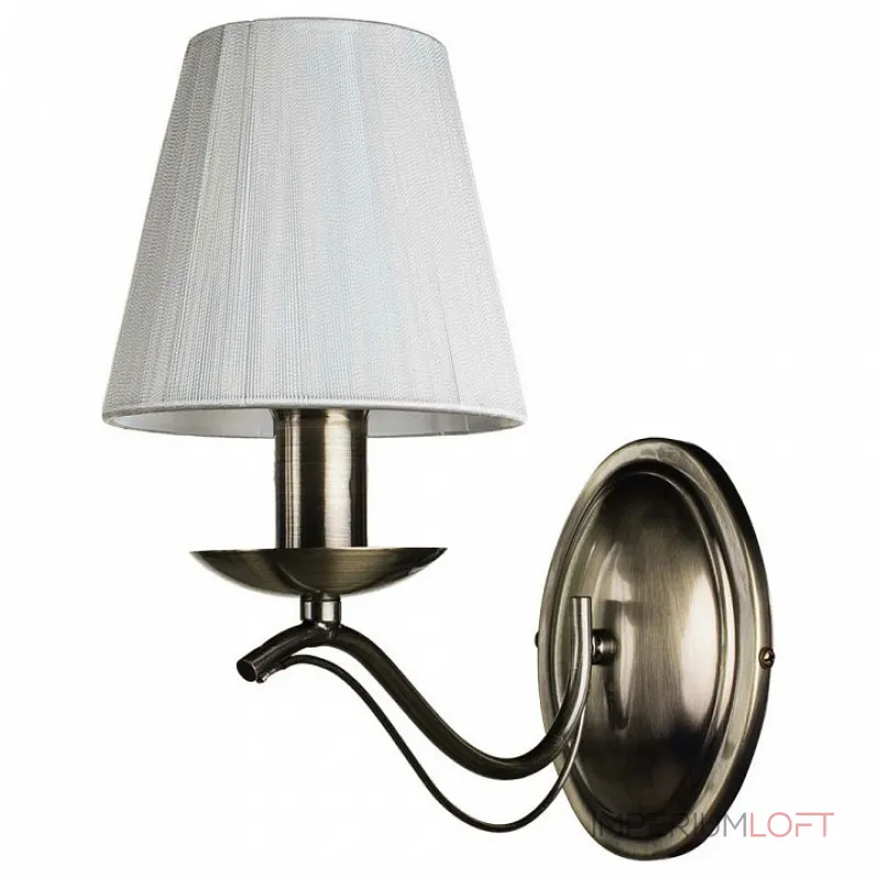 Бра Arte Lamp Domain A9521AP-1AB Цвет арматуры бронза Цвет плафонов белый от ImperiumLoft Бра Arte Lamp Domain A9521AP-1AB Цвет арматуры бронза Цвет плафонов белый от ImperiumLoft
