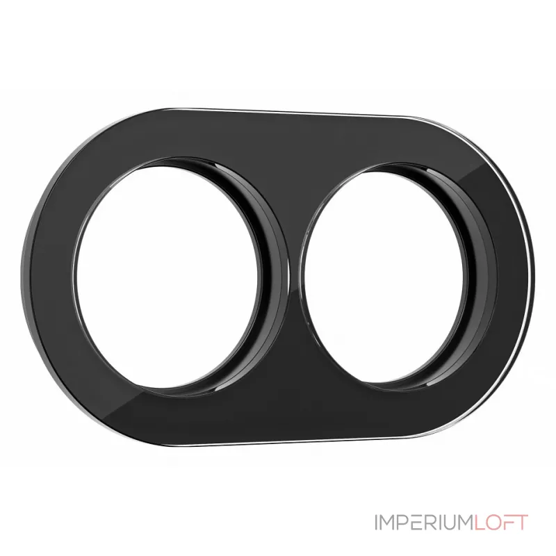 Рамка на 2 поста Werkel черный W0025108 от ImperiumLoft Рамка на 2 поста Werkel черный W0025108 от ImperiumLoft