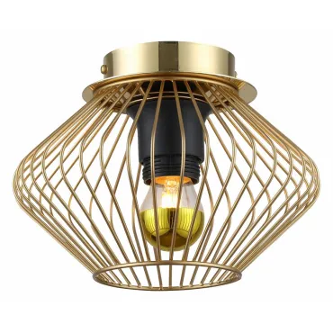 Накладной светильник Lussole Brooks LSP-8248 Цвет плафонов золото Цвет арматуры золото