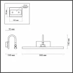 Подсветка для картины Odeon Light Geba 4910/12WL от ImperiumLoft