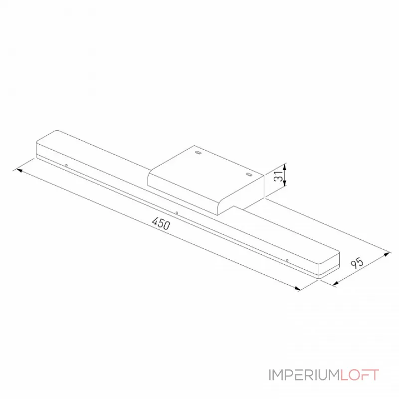 Подсветка для зеркала Elektrostandard Protect a052870 Цвет плафонов белый от ImperiumLoft