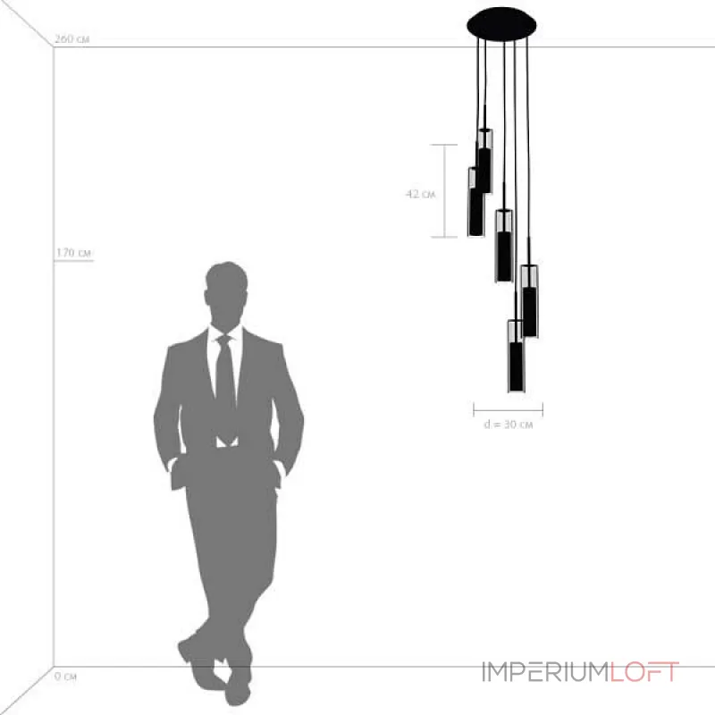 Подвесной светильник Lightstar Cilino 756057 Подвесной светильник Lightstar Cilino 756057