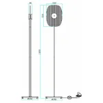 Торшер Maytoni Eclipse MOD152FL-L1BK от ImperiumLoft