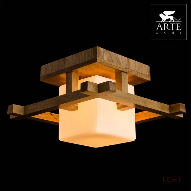 Потолочный светильник Arte Lamp Woods A8252PL-1BR 