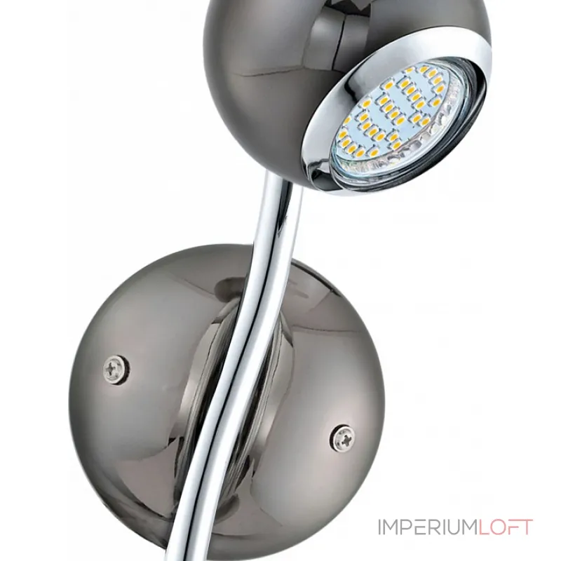 Спот Eglo ПРОМО Bimeda 31006 Цвет арматуры хром Цвет плафонов черный от ImperiumLoft