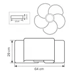 Потолочная люстра Lightstar Pittore 811052 