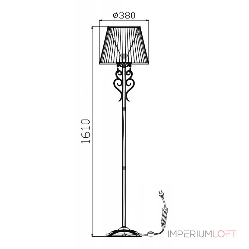 Торшер Maytoni Triumph ARM288-11-G Цвет арматуры кремовый Цвет плафонов кремовый от ImperiumLoft Торшер Maytoni Triumph ARM288-11-G Цвет арматуры кремовый Цвет плафонов кремовый от ImperiumLoft