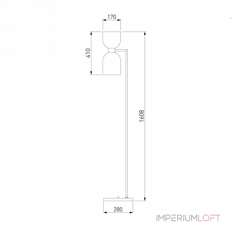 Торшер Eurosvet Tandem 01085/2 Цвет плафонов серый Цвет арматуры никель от ImperiumLoft Торшер Eurosvet Tandem 01085/2 Цвет плафонов серый Цвет арматуры никель от ImperiumLoft