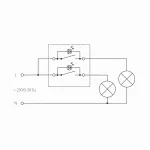 Выключатель двухклавишный с подсветкой без рамки Werkel графит рифленый W1120104 от ImperiumLoft